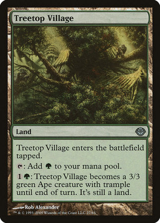 Treetop Village [Duel Decks: Garruk vs. Liliana] | Black Swamp Games