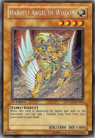 Harvest Angel of Wisdom [STON-EN063] Secret Rare | Black Swamp Games