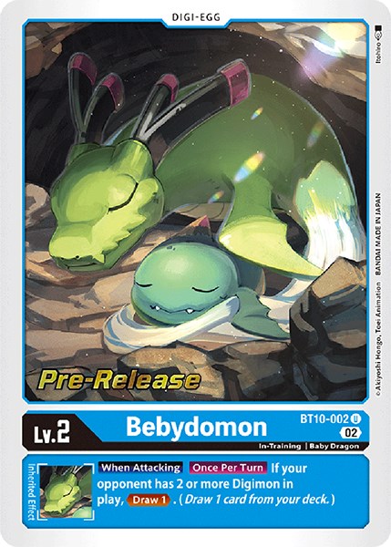 Bebydomon [BT10-002] [Xros Encounter Pre-Release Cards] | Black Swamp Games