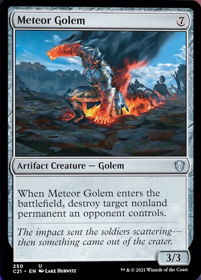 Meteor Golem [Commander 2021] | Black Swamp Games