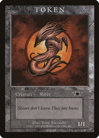 Sliver Token (Legions) [Magic Player Rewards 2003] | Black Swamp Games