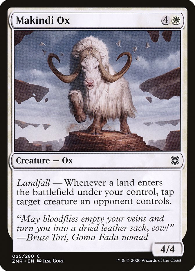 Makindi Ox [Zendikar Rising] | Black Swamp Games