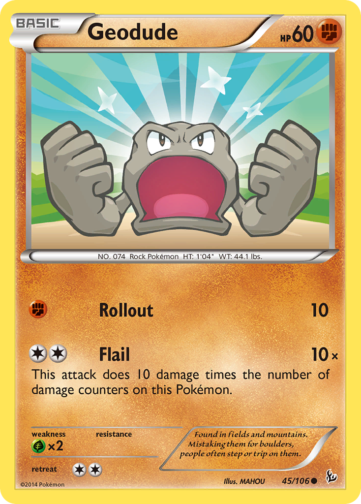 Geodude (45/106) [XY: Flashfire] | Black Swamp Games