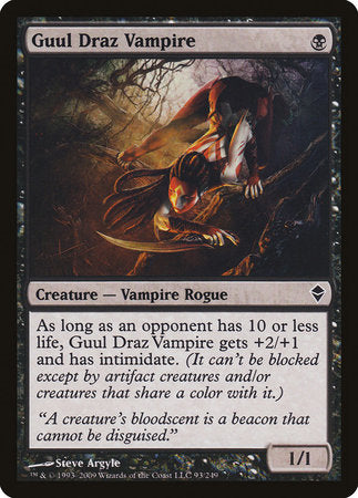 Guul Draz Vampire [Zendikar] | Black Swamp Games