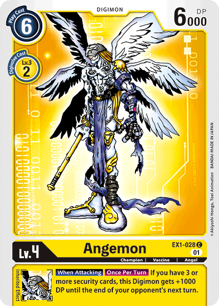 Angemon [EX1-028] [Classic Collection] | Black Swamp Games