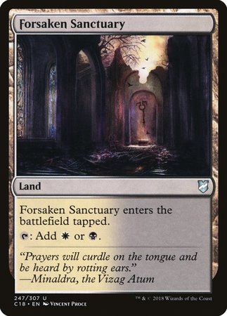 Forsaken Sanctuary [Commander 2018] | Black Swamp Games