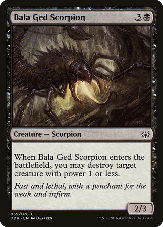 Bala Ged Scorpion [Duel Decks: Nissa vs. Ob Nixilis] | Black Swamp Games
