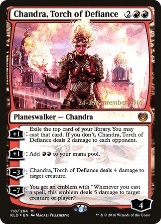 Chandra, Torch of Defiance [Kaladesh Promos] | Black Swamp Games