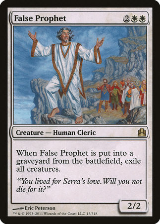 False Prophet [Commander 2011] | Black Swamp Games