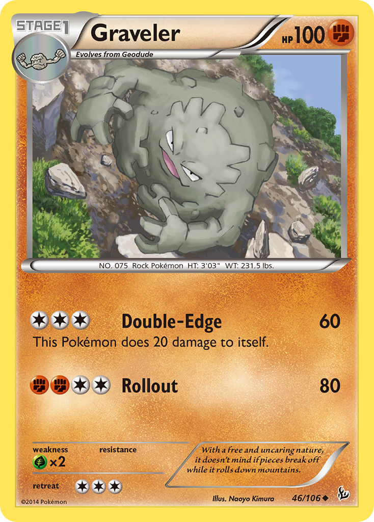 Graveler (46/106) [XY: Flashfire] | Black Swamp Games