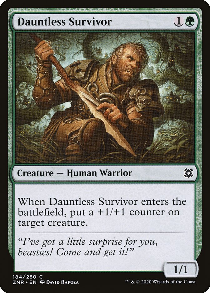 Dauntless Survivor [Zendikar Rising] | Black Swamp Games