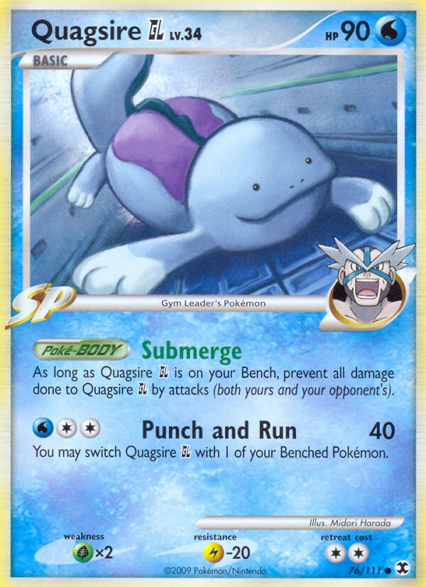 Quagsire GL (76/111) [Platinum: Rising Rivals] | Black Swamp Games