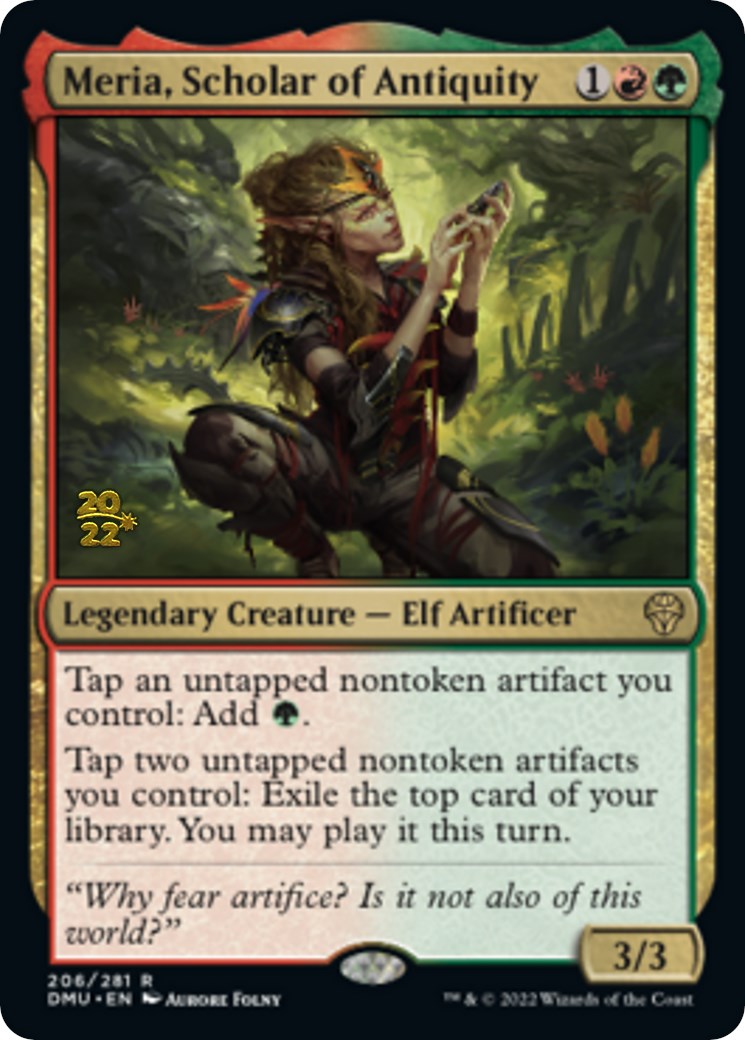 Meria, Scholar of Antiquity [Dominaria United Prerelease Promos] | Black Swamp Games