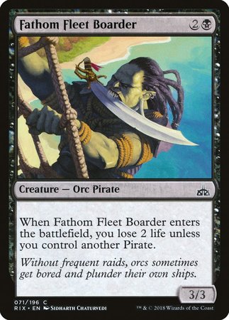 Fathom Fleet Boarder [Rivals of Ixalan] | Black Swamp Games