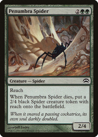 Penumbra Spider [Planechase 2012] | Black Swamp Games