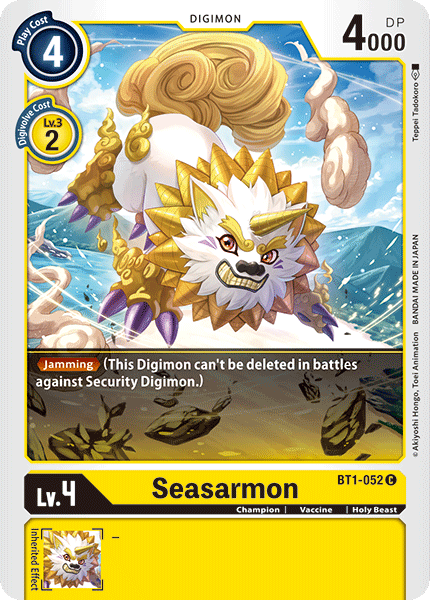 Seasarmon [BT1-052] [Release Special Booster Ver.1.0] | Black Swamp Games