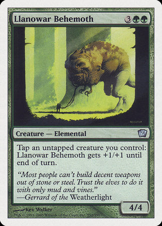 Llanowar Behemoth [Ninth Edition] | Black Swamp Games