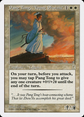 Pang Tong, "Young Phoenix" [Portal Three Kingdoms] | Black Swamp Games