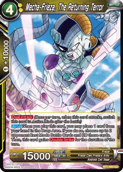 Mecha-Frieza, The Returning Terror (Reprint) (BT1-090) [Battle Evolution Booster] | Black Swamp Games