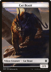 Cat Beast Token [Zendikar Rising] | Black Swamp Games