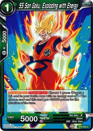 SS Son Goku, Exploding with Energy [BT6-055] | Black Swamp Games