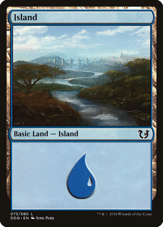 Island (73) [Duel Decks: Blessed vs. Cursed] | Black Swamp Games