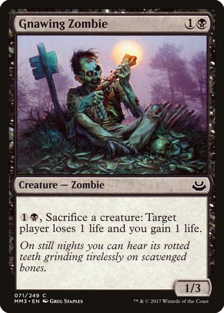 Gnawing Zombie [Modern Masters 2017] | Black Swamp Games