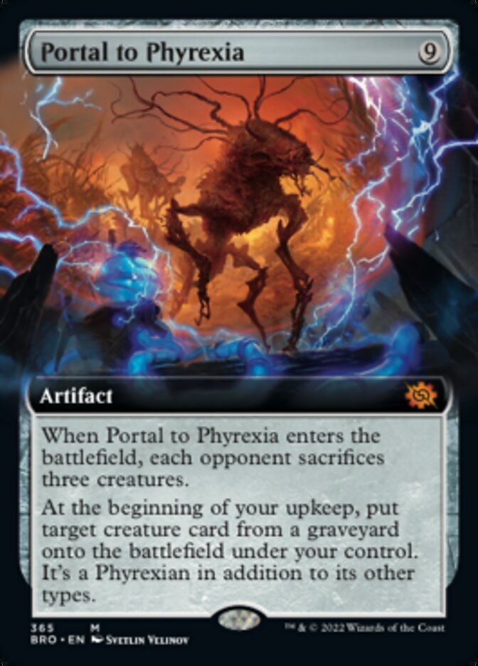 Portal to Phyrexia (Extended Art) [The Brothers' War] | Black Swamp Games