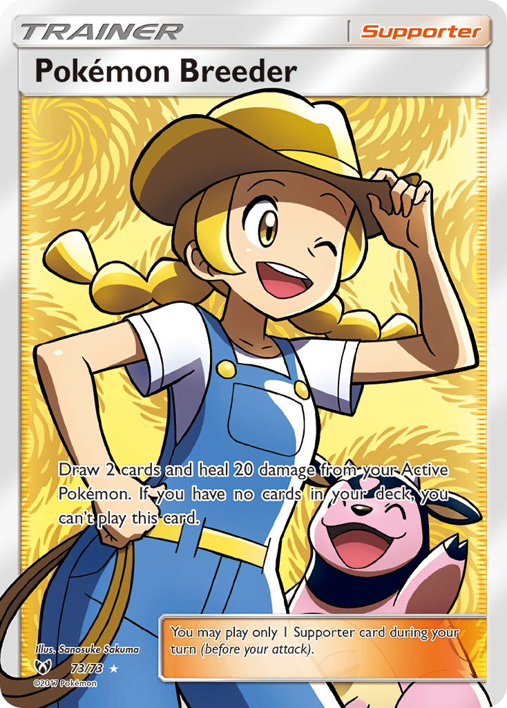 Pokemon Breeder (73/73) [Sun & Moon: Shining Legends] | Black Swamp Games
