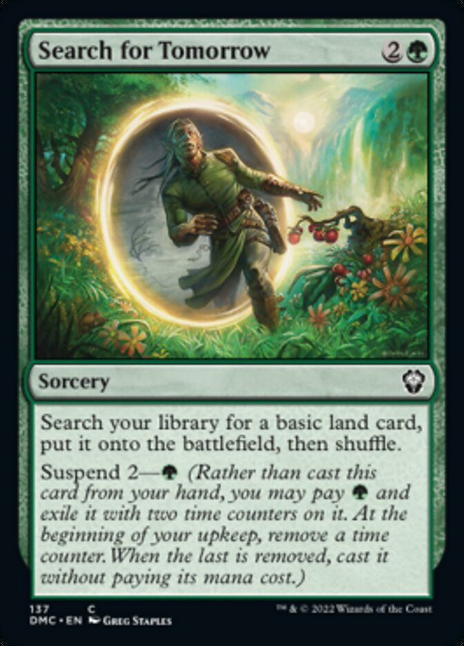 Search for Tomorrow [Dominaria United Commander] | Black Swamp Games