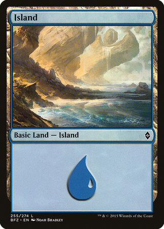 Island (255) [Battle for Zendikar] | Black Swamp Games