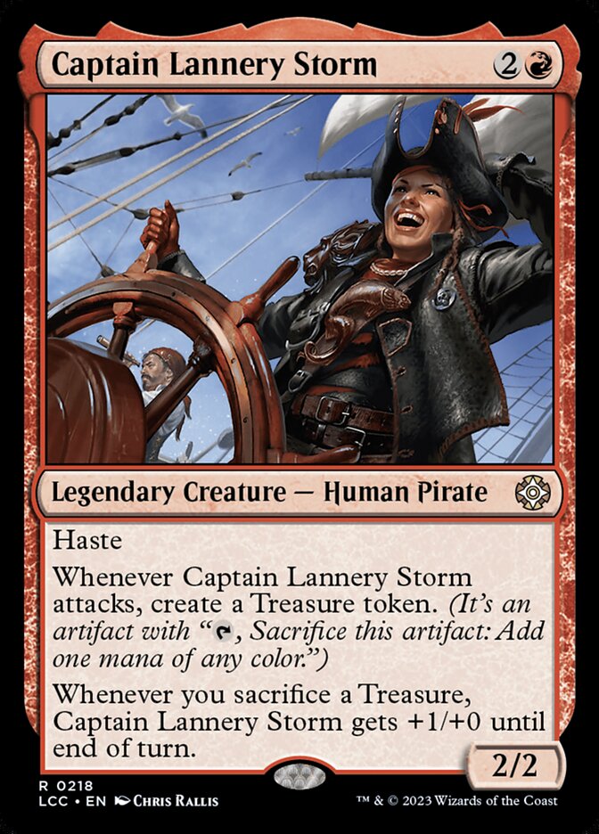 Captain Lannery Storm [The Lost Caverns of Ixalan Commander] | Black Swamp Games