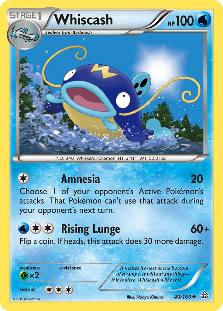 Whiscash (40/160) [XY: Primal Clash] | Black Swamp Games