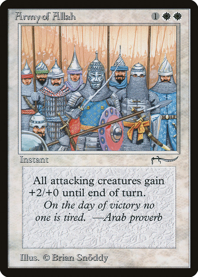 Army of Allah (Dark Mana Cost) [Arabian Nights] | Black Swamp Games