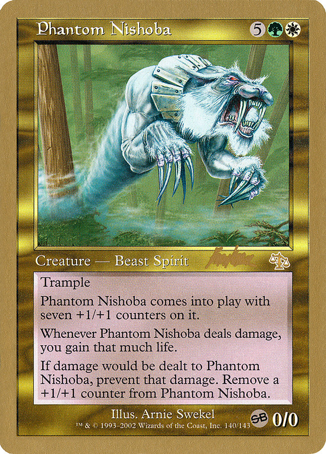 Phantom Nishoba (Brian Kibler) (SB) [World Championship Decks 2002] | Black Swamp Games