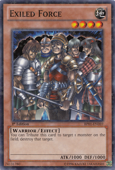 Exiled Force [BP01-EN059] Starfoil Rare | Black Swamp Games