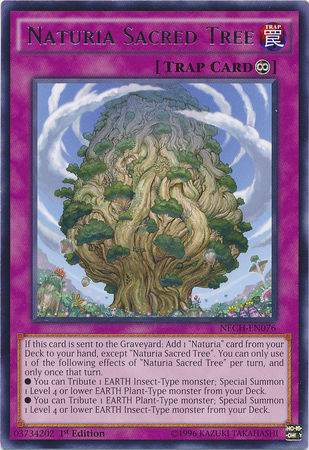 Naturia Sacred Tree [NECH-EN076] Rare | Black Swamp Games