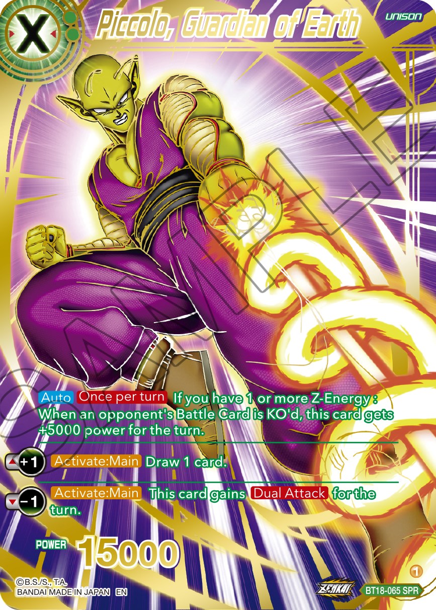 Piccolo, Guardian of Earth (SPR) (BT18-065) [Dawn of the Z-Legends] | Black Swamp Games