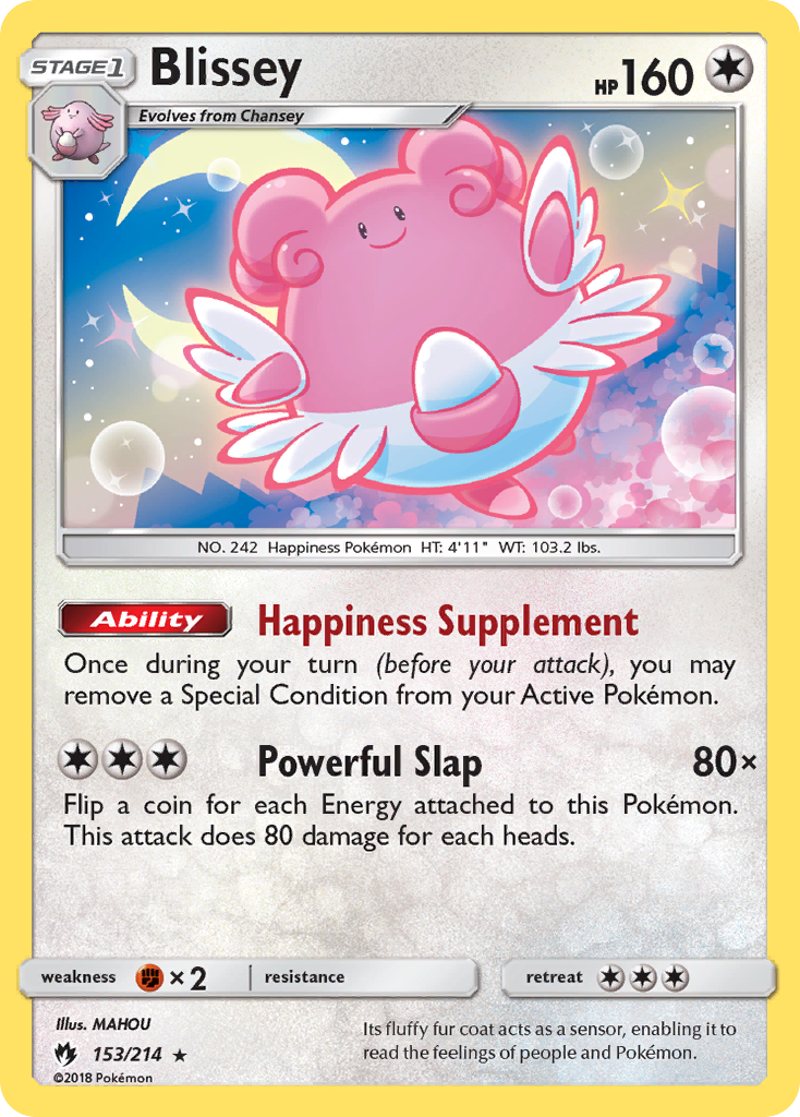 Blissey (153/214) [Sun & Moon: Lost Thunder] | Black Swamp Games