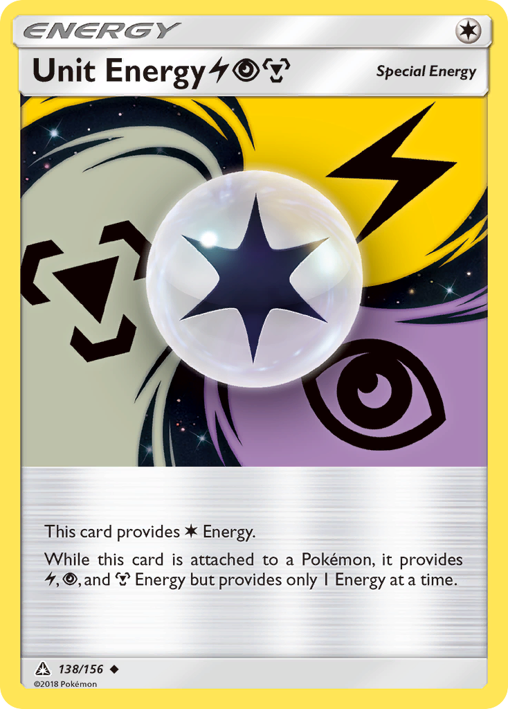 Unit Energy (138/156) (Lightning, Psychic, Metal) [Sun & Moon: Ultra Prism] | Black Swamp Games