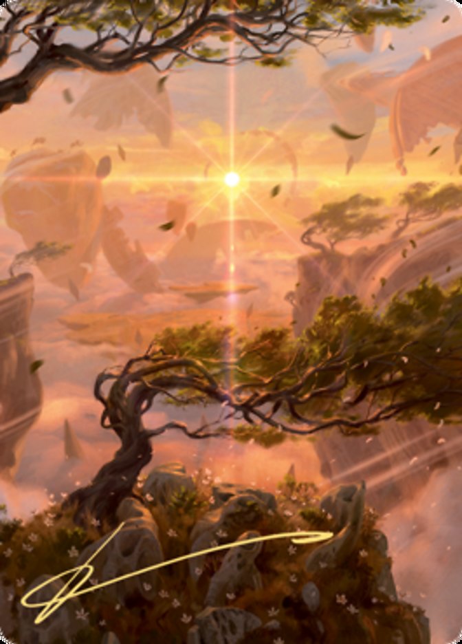 Windswept Heath Art Card (Gold-Stamped Signature) [Zendikar Rising Art Series] | Black Swamp Games