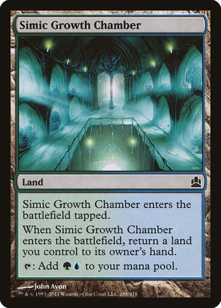 Simic Growth Chamber [Commander 2011] | Black Swamp Games