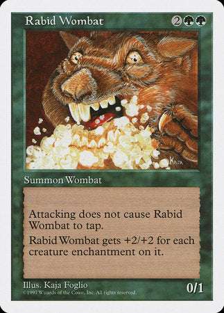 Rabid Wombat [Fifth Edition] | Black Swamp Games