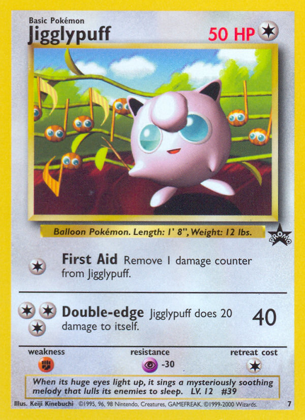 Jigglypuff (7) [Wizards of the Coast: Black Star Promos] | Black Swamp Games