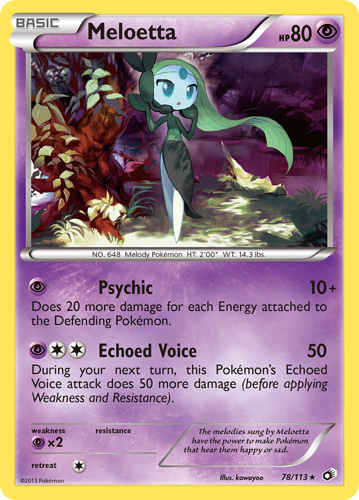 Meloetta (78/113) [Black & White: Legendary Treasures] | Black Swamp Games