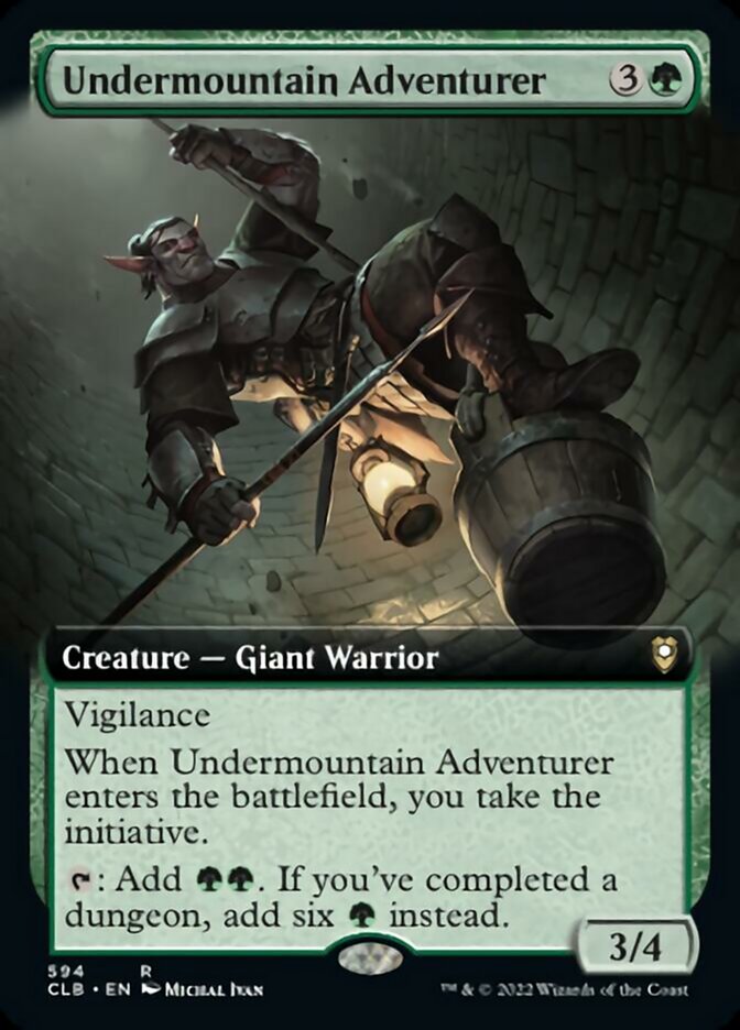 Undermountain Adventurer (Extended Art) [Commander Legends: Battle for Baldur's Gate] | Black Swamp Games