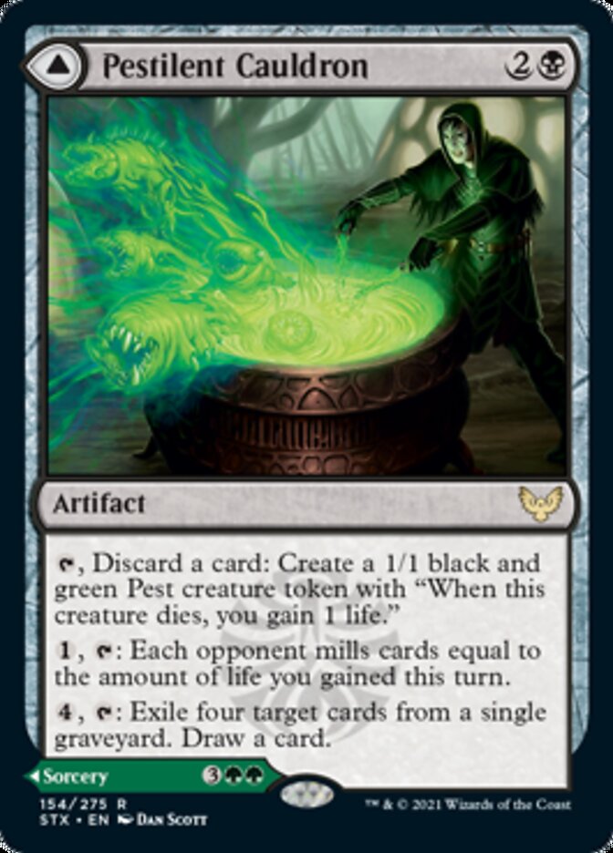 Pestilent Cauldron // Restorative Burst [Strixhaven: School of Mages] | Black Swamp Games