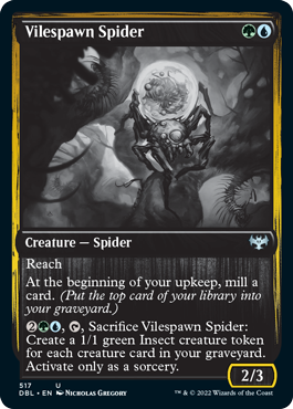 Vilespawn Spider [Innistrad: Double Feature] | Black Swamp Games