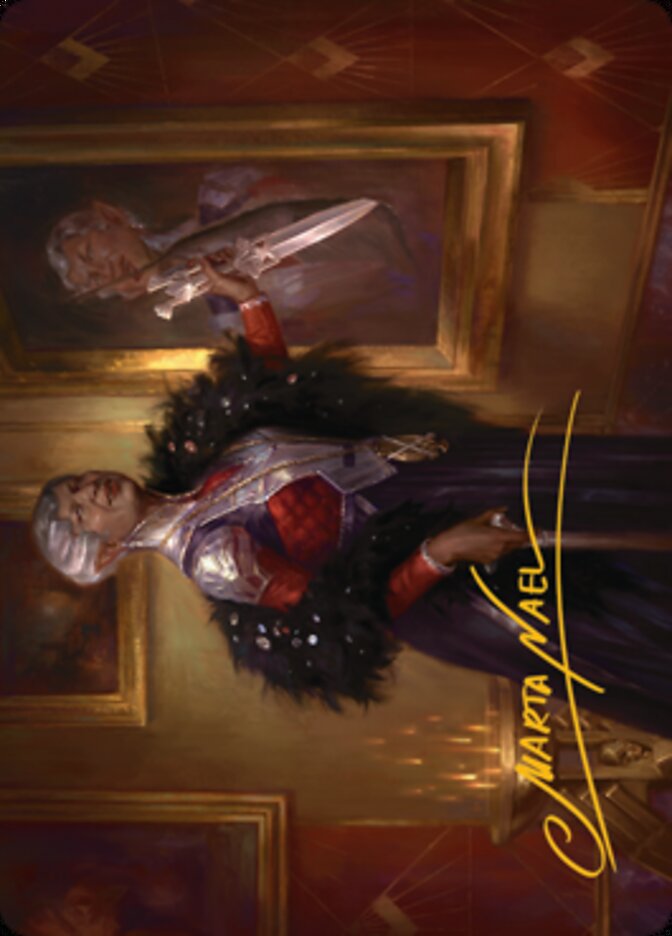 Evelyn, the Covetous Art Card (Gold-Stamped Signature) [Streets of New Capenna Art Series] | Black Swamp Games