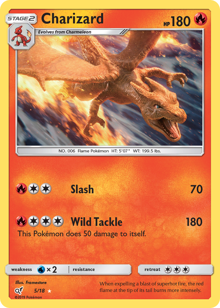 Charizard (5/18) [Sun & Moon: Detective Pikachu] | Black Swamp Games